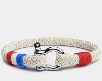 Rope Bracelet Men, Nautical Rope Bracelet, Surfer Bracelet, Cord Bracelet Men, Nautical Jewelry For Men, Boater Gifts, Surfer Jewelry Gifts