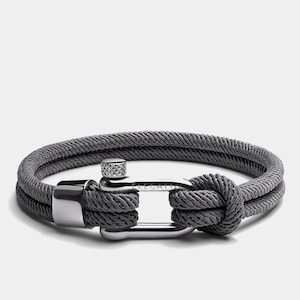 Titanium Nautical Rope Bracelet for Men - Unisex Design with Durable Clasp, Perfect Gift