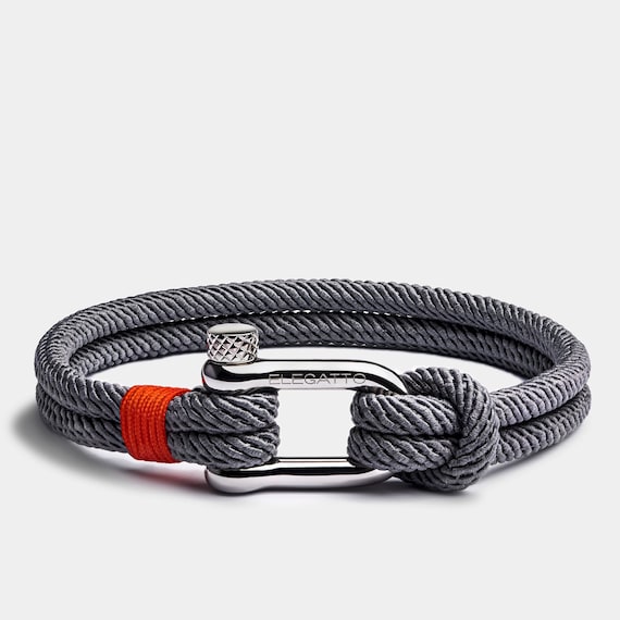 Nautical Rope Bracelet for Men Minimalist Nylon Jewelry, Ideal for