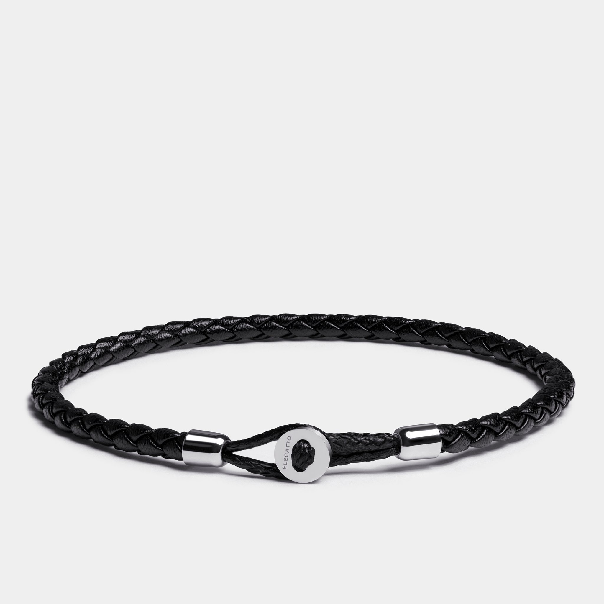 Silver Thin Bracelet Men 