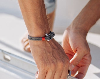 Acquista Bracciale Con Ciondoli E Perline A Catena In Corda Di Ecopelle - Foto 2