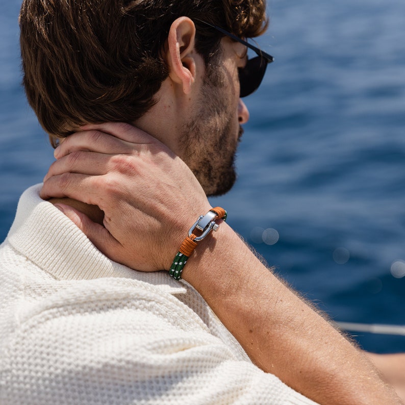Nautical Bracelet for Men - Sailing-Inspired Gift for Husband, Dad, Boyfriend | Unique  Gift from Kids