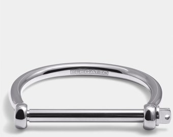 Silver Bangle Bracelet  - Perfect Couple&#39;s Gift, Ideal Accessory for Husband