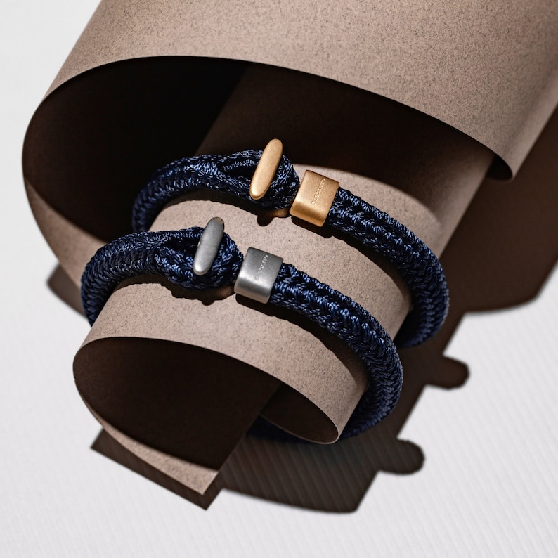 Mens Nautical Bracelet Simple Bracelet Men Navy Bracelet Etsy