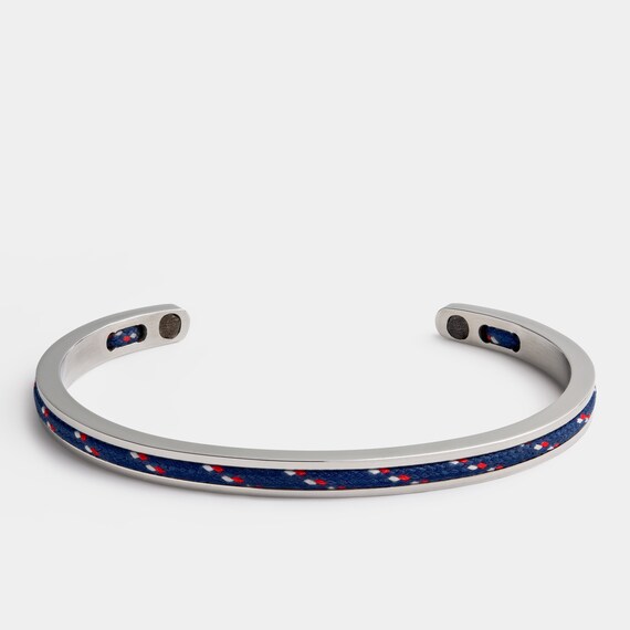 Navy cuff bracelet clearance