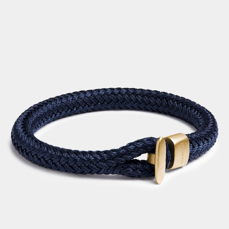 Mens Nautical Bracelet Simple Bracelet Men Navy Bracelet Etsy