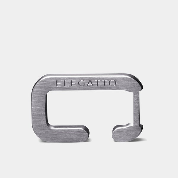Silver C Clasp for Jewelry Making - Brushed Mini Hook Fastener, Ideal for Bracelets & Necklaces
