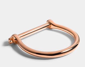 BRACCIALE ACCIAIO E PLACCATO ORO ROSA LUCIDO