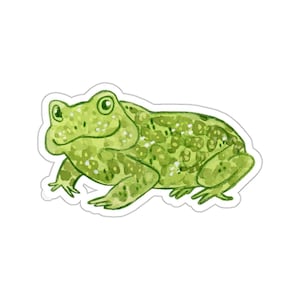 Oak Toad Sticker | Toad Sticker | Frog Sticker | Journaling Stickers | Decorative Stickers | Cute Animal Sticker