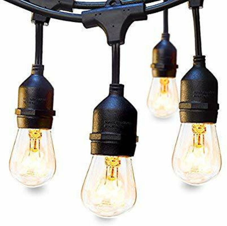 Vintage Edison Bulb String Lighting For Outdoor Wedding Vintage Edison Bulb String Lighting For