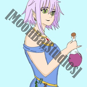 Custom RPG Cartoon Style Character Portrait