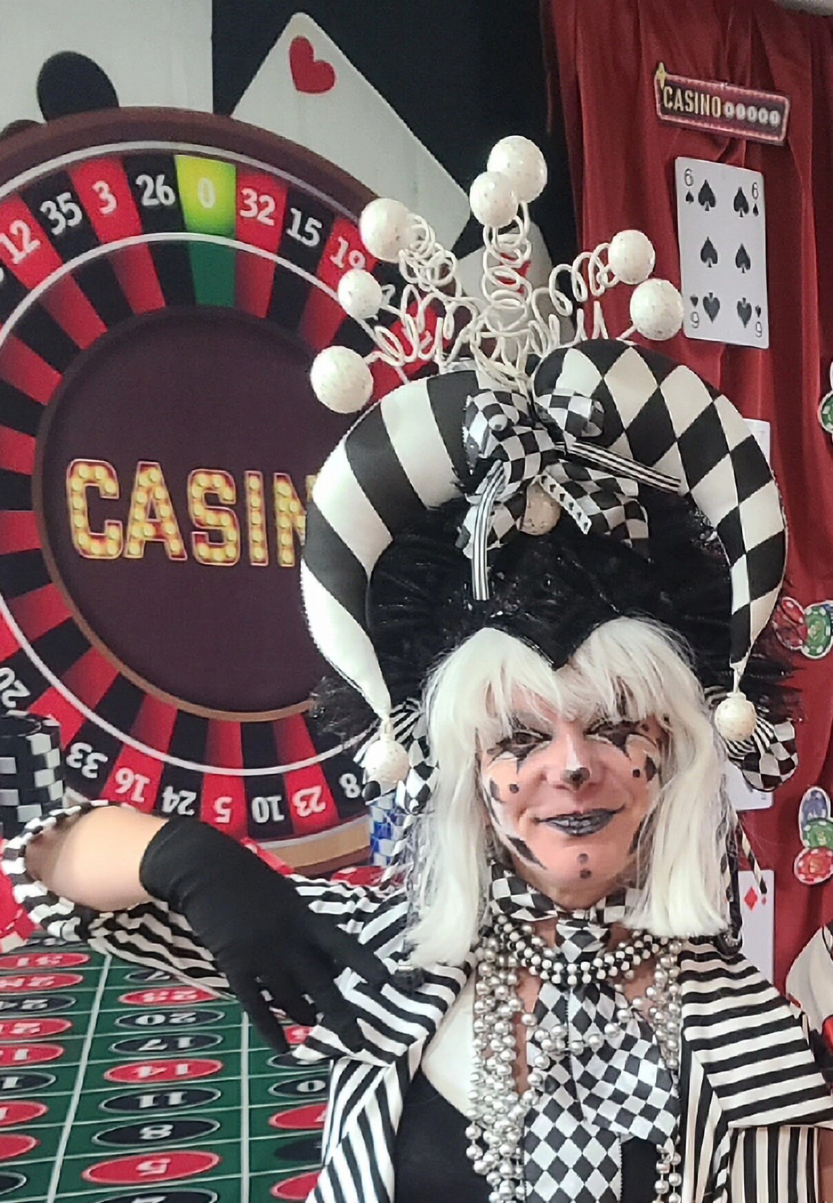 Joker Headdress, Jester Hat, Halloween Costume, Black and  display picture 3