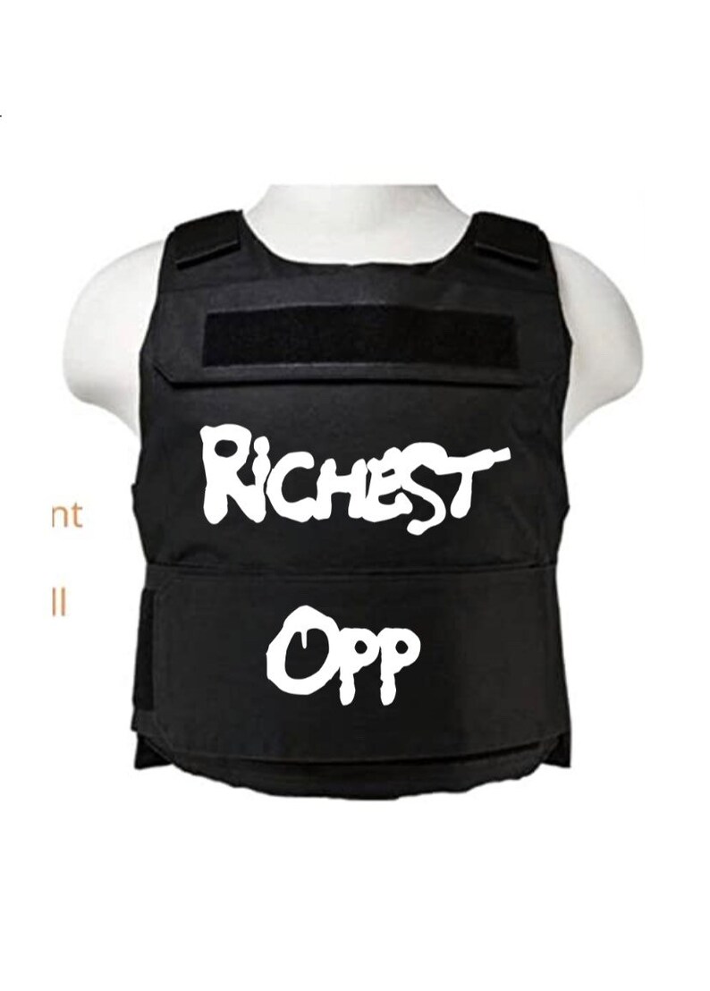 Youngboy Designed Tactical Fashion Vest, richest Opp Bulletproof Vest