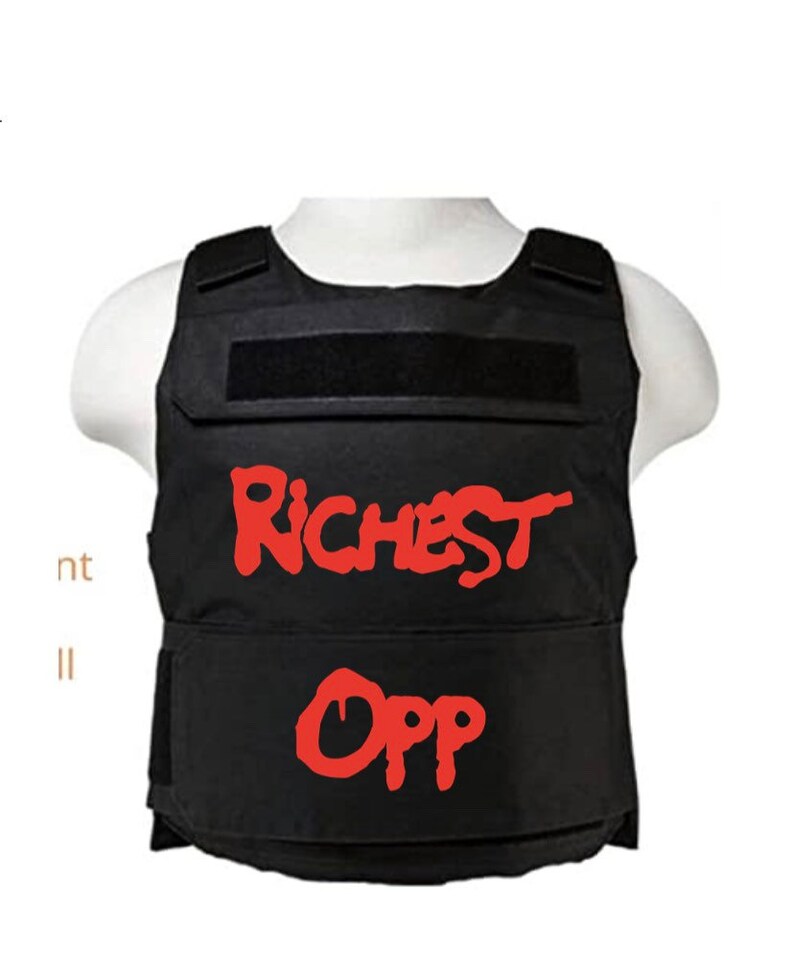 Youngboy Designed Tactical Fashion Vest, richest Opp Bulletproof Vest