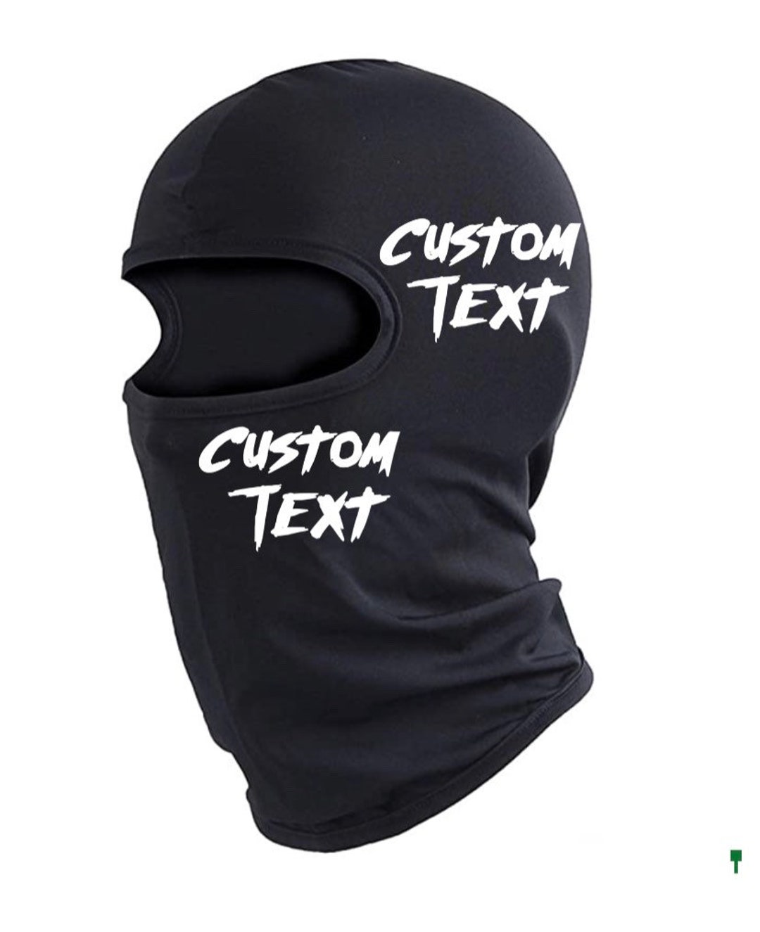 Shiesty Mask, Custom Ski Mask, Customizable Text, Full Face One Hole Ski Mask Balaclava, Gift