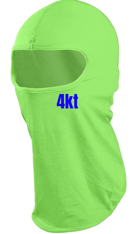 YB Custom Designed 4kt Green Ski Mask Etsy