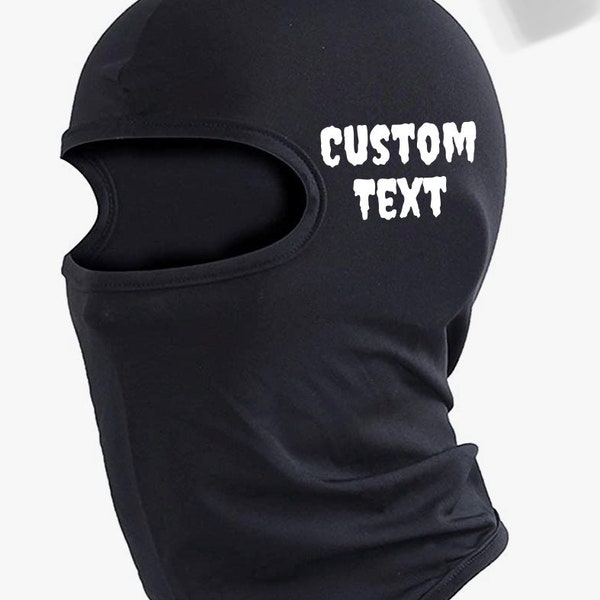Custom Ski Mask Etsy