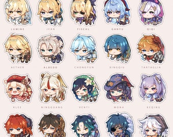 Genshin Impact Acrylic Charms