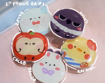 Love and Deepspace Acrylic Phone Grips - Sylus Zayne Xavier Rafayel Caleb
