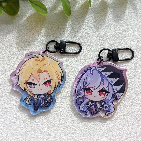 Zenless Zone Zero Keychains - Hugo Vlad, Vivian Banshee