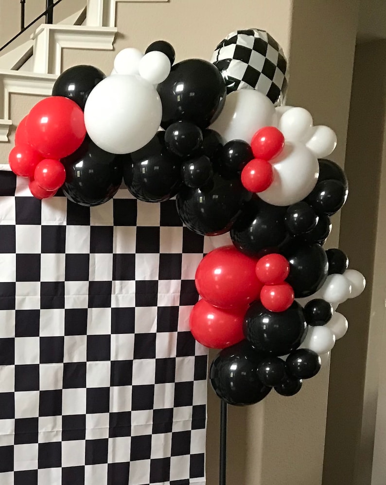 Race Car Garland Kit Blaze Balloons Boy Party Ideas Race Etsy