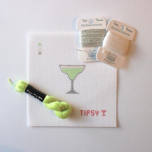 Mini Marg Hand-Painted Needlepoint Canvas | Made to Order | CANVAS ONLY!!!!