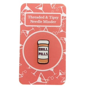 Chill Pills Needle Minder, Soft Enamel Magnetic Pin