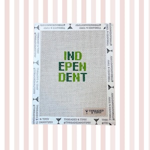 Independent Hand-Painted Needlepoint Canvas | Made to Order | CANVAS ONLY!!!!