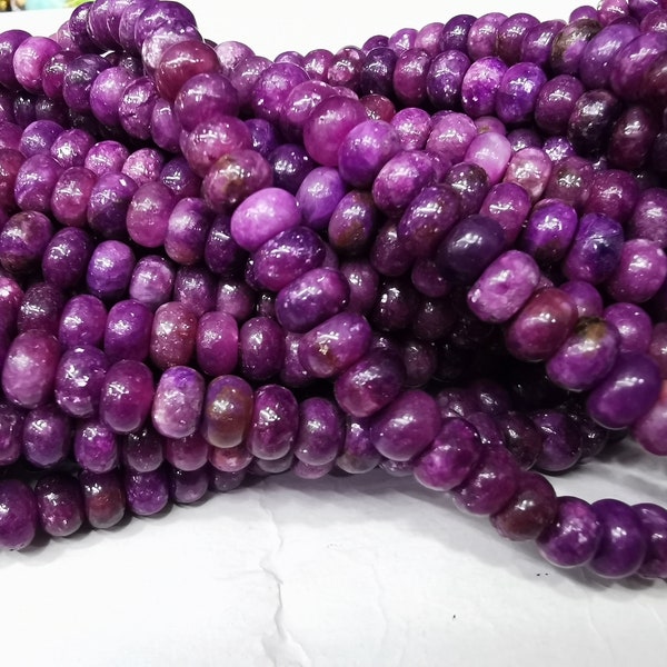 16inch Natural Natural phosphosider beads kunzite Cherry pink purple Stone Spodumene jewelry Rondell abacuse Beads 4 6 8mm