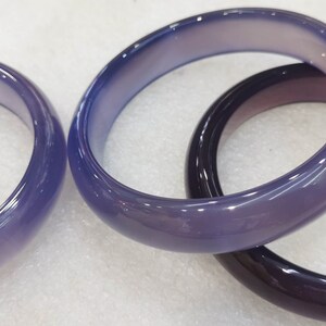AAA --Violite purple pink  Brazile Agate --green chalcedony bangle,Oranger red Onyx  band bangle,gemstone ,woman man bangle,best gift