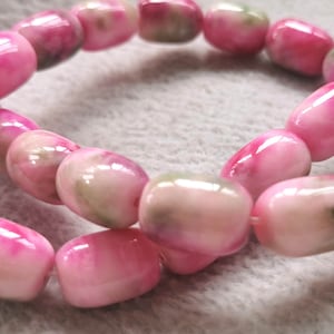 Fuchsia  jade jewelry barrel drum loose beads -green-cherry -pink-red- blue full strand 16inch 10mm to 20mm