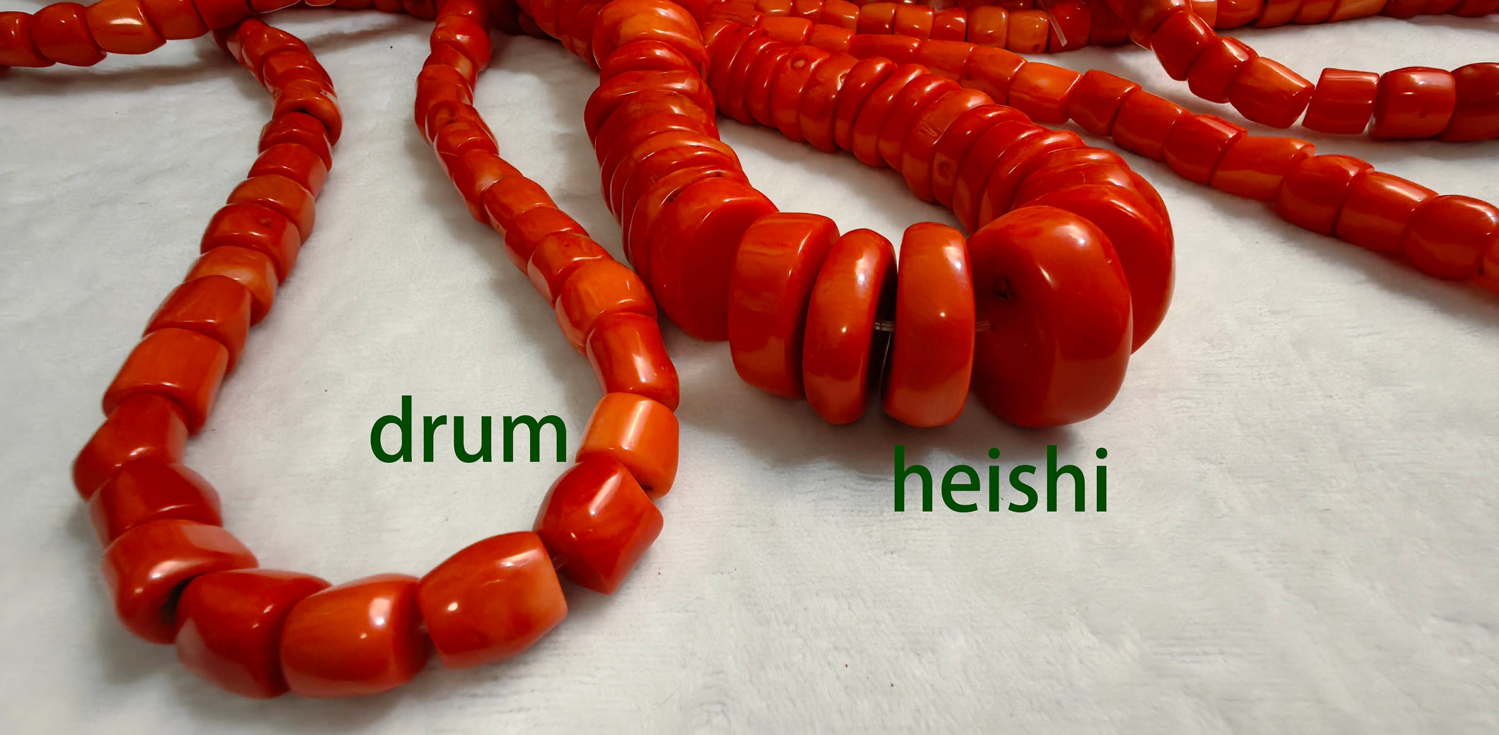 Long 20-40 Inch Coral Beaded Jewelry Red Corals Gift for Necklace