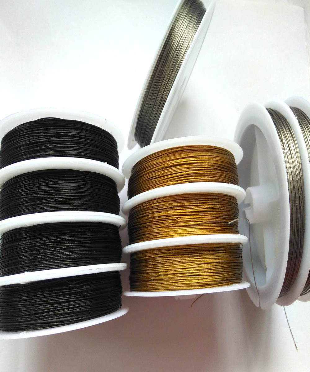 Wholesale 100m Beading Wire 0.45mm Stainless Steel Cord Etsy