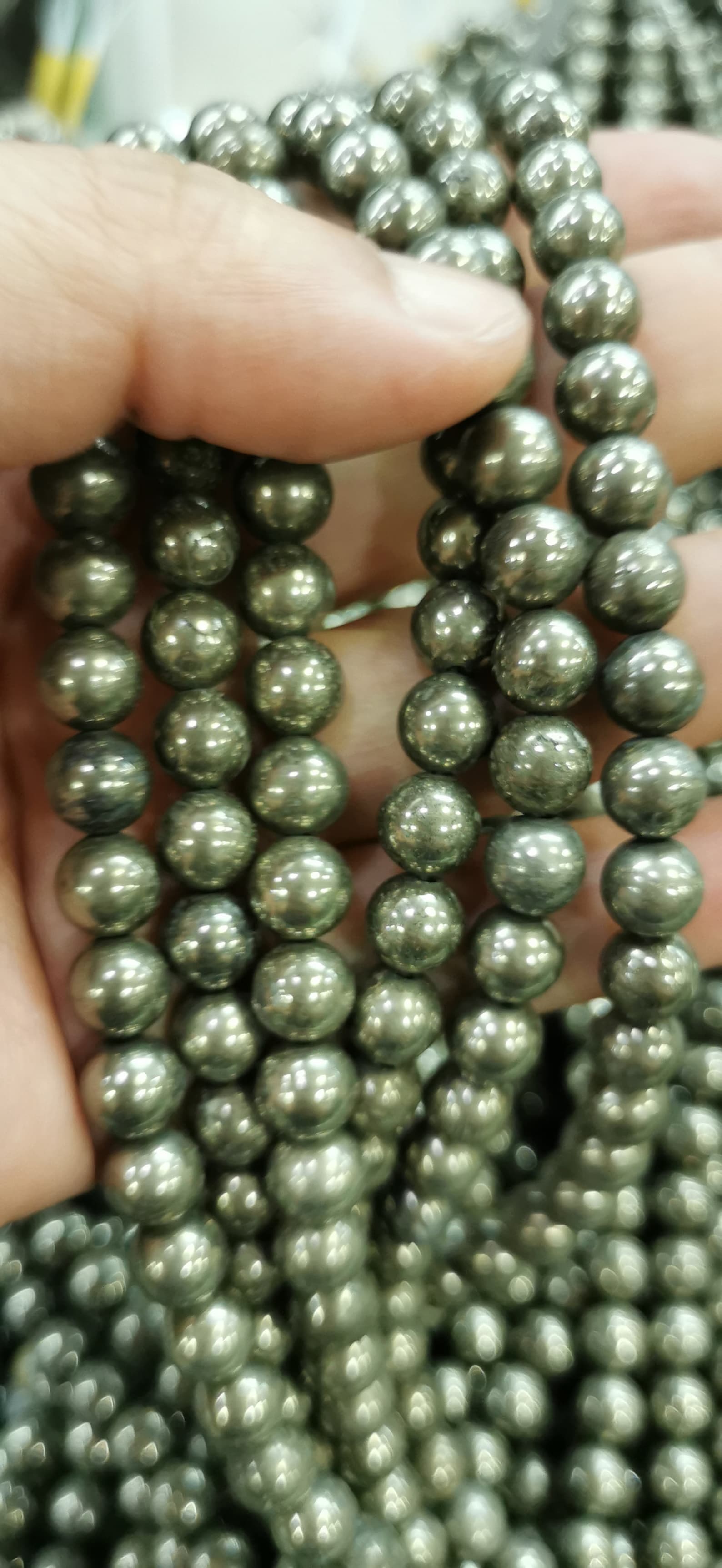Tripple Layer Pyrite Pearl main image 0