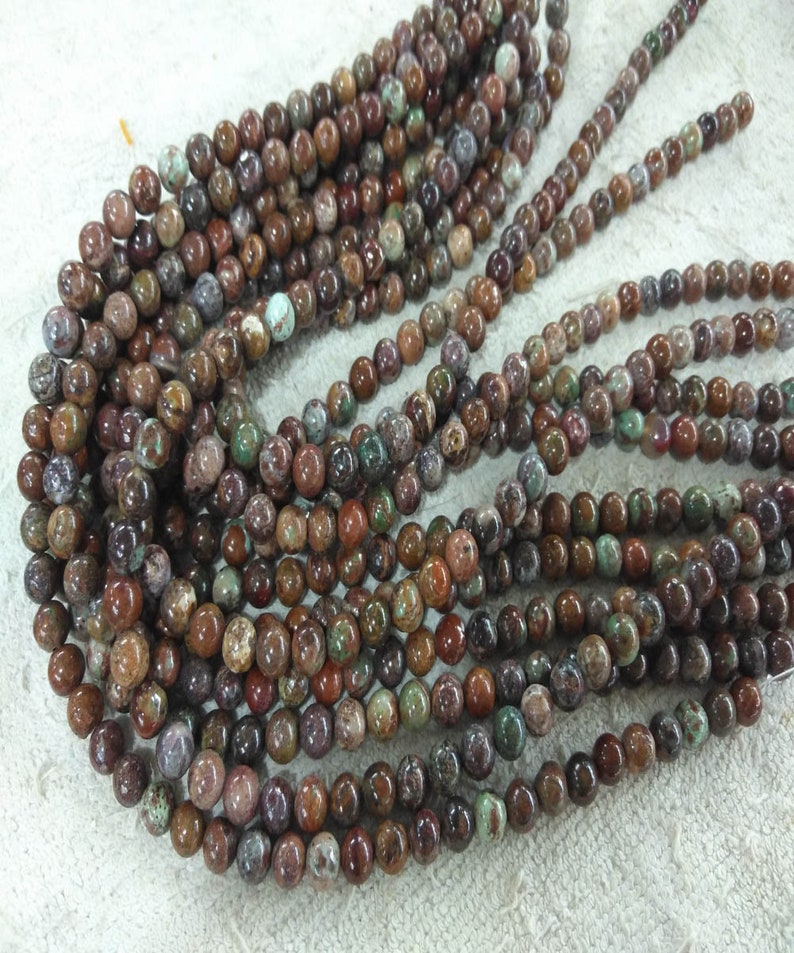 necklace 16inch Natural brown jasper Beads Genuine Gemstone Round Ball Loose Beads 4mm 6mm 8mm 10mm for earrings-bracelet