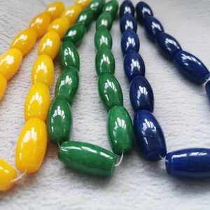 yellow-green -lapis blue Sugilite purple red  jade jewelry barrel drum loose beads 10-30mmor jewelry making for bracelet-necklace
