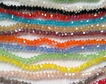 50pcs 6x4mm Rainbow Coated Rondelle Faceted Loose Beads lot Yellow & Orange 50pcs 6x4mm Rainbow Coated Rondelle Faceted Loose Beads lot Yellow & Orange