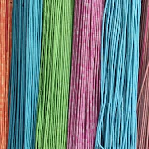 Full 15.5inch strand Rhodochrosite  lapis lazulie  Turquoise Lemon Yellow Jade Gemstone Blue Round Column Bar Tube Heishi 1X4mm Loose Beads