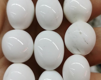 Genuine White agate Nuggets freeform egg beads 8mm to 18mm 16inch White onyx, semi-precious stone, white color DIY beads, gemstone supply