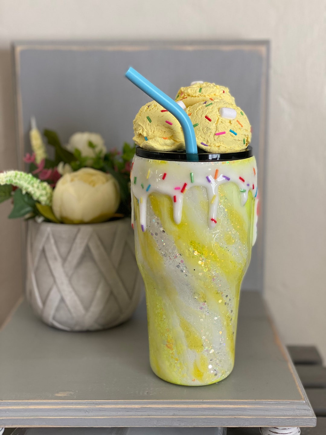 Ice Cream Tumbler Etsy