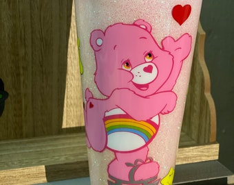 Cheer Bear Starbucks glitter cup