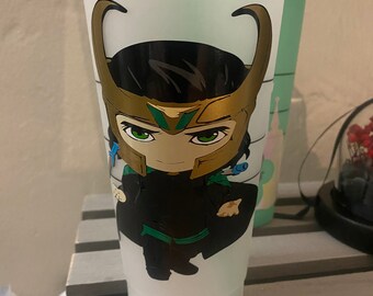 Loki Starbucks themed cup