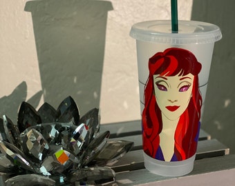 Rowena themed Supernatural Starbucks cup