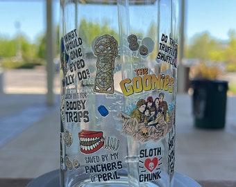 Goonies 16 oz glass can