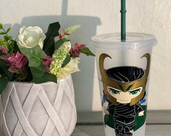 Loki Themed Starbucks cup