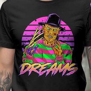 HORROR T Shirt/ slasher / RETRO / SYNTHWAVE/ 80s / Mens / Womens/ Unisex