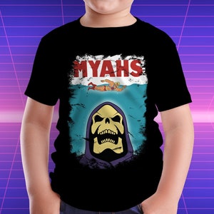 Myahs / CARTOON T Shirt / RETRO /  80s /Kids/ Unisex