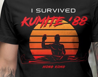 KUMITE Tシャツ / 格闘技 / レトロ / 映画 / 80年代 / メンズ / レディース / ユニセックス
