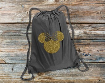 minnie mouse drawstring bag