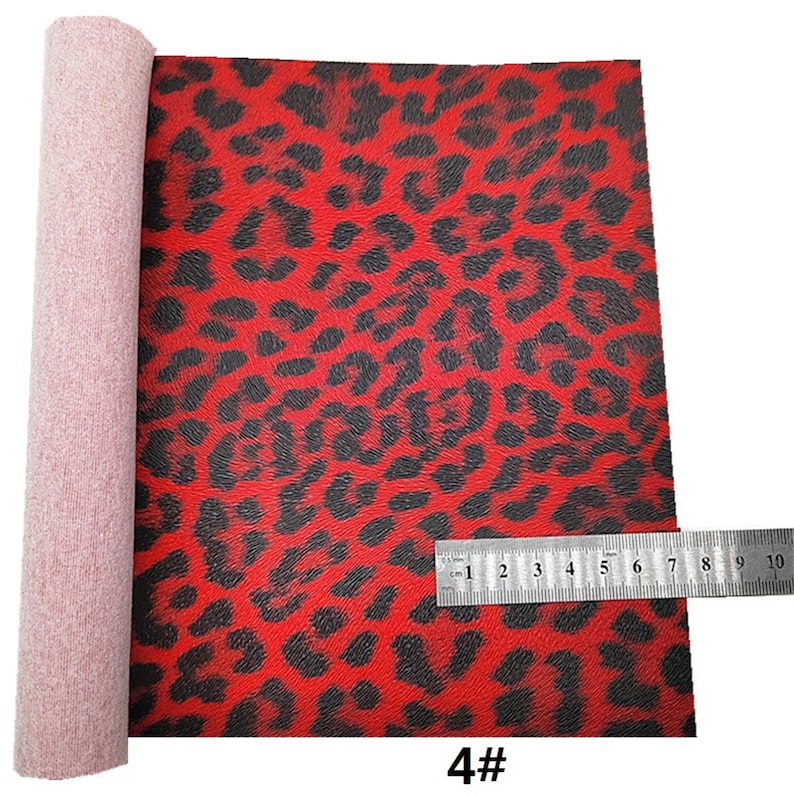 Leopard Print Faux Leather Sheet (11.8 X 52.8 Inch) - Etsy